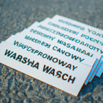Gdzie w Warszawie zamówić tanie wizytówki?