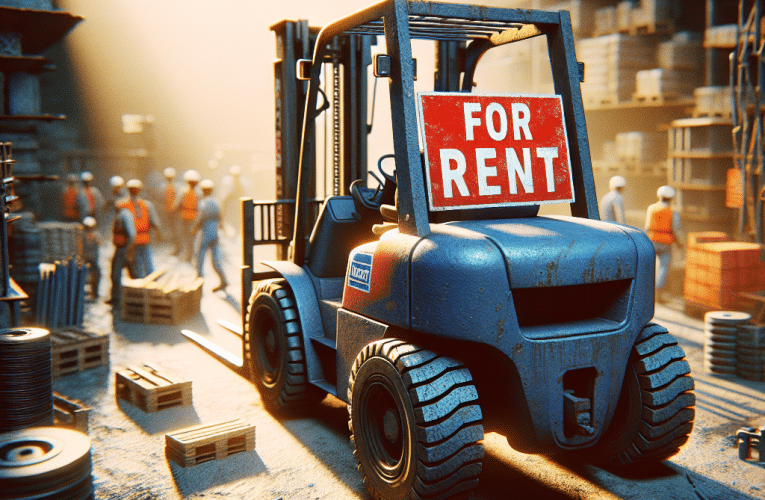 Forklift truck for rent – wszystko co musisz wiedzieć przed wynajmem wózka widłowego