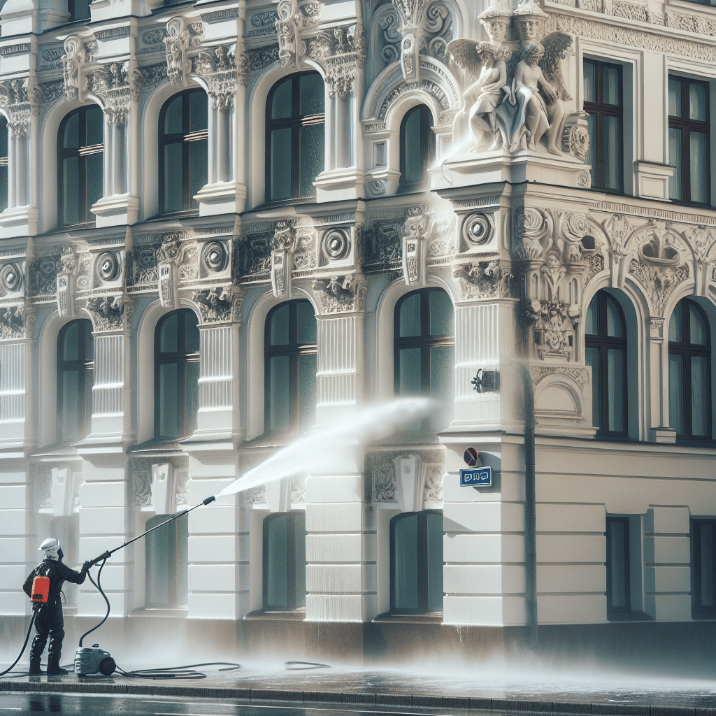 ciśnieniowe mycie elewacji warszawa