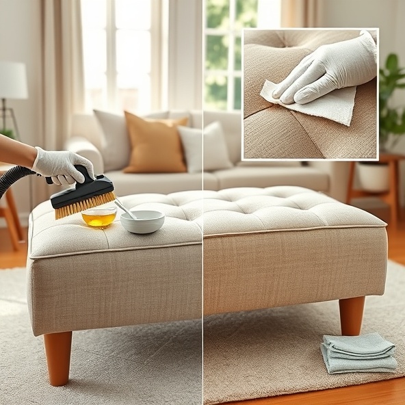 ławka pufa tapicerowana