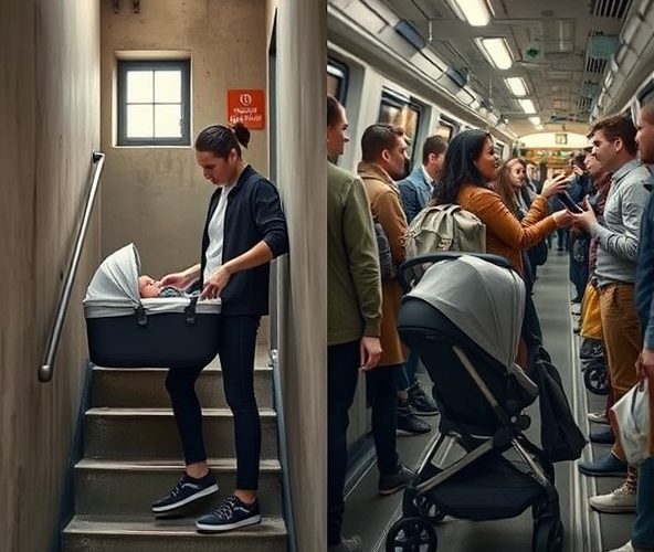 Czy mutsy evo z gondolą sprawdzi się w bloku bez windy i w tramwaju?