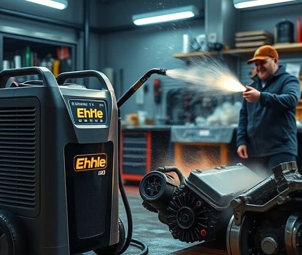 Jakie myjki na gorącą wodę Ehrle oszczędzą czas właściciela warsztatu?