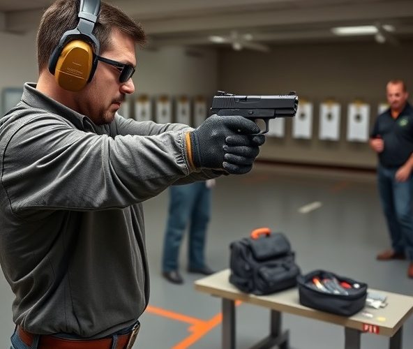 Jakie środki ochrony są niezbędne przy strzelaniu z pistoletu?