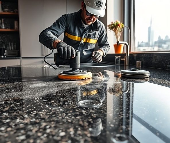 Czy w Warszawie zlecić polerowanie granitowego blatu dla trwalszego połysku?