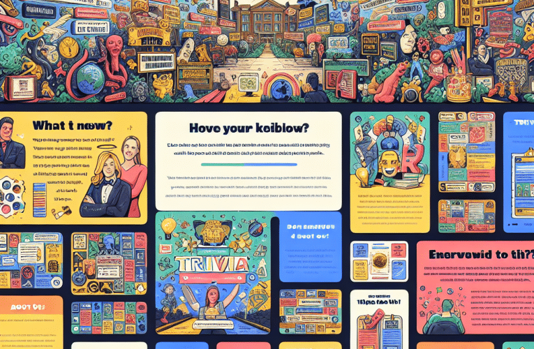 Strona z ciekawostkami: Jak stworzyć fascynującą przestrzeń dla pasjonatów wiedzy?