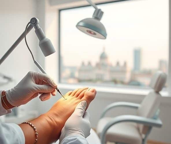 Gdzie w Warszawie bezpiecznie usunąć odciski przy cukrzycy?