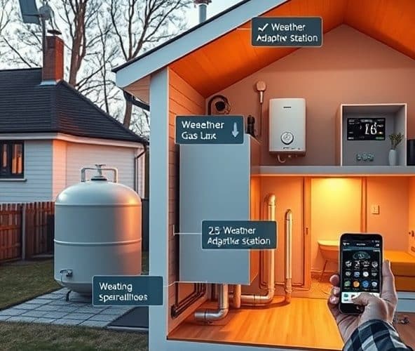 Jak ustawić ogrzewanie na gaz płynny z czujnikami pogodowymi, by realnie obniżyć rachunki w domu?
