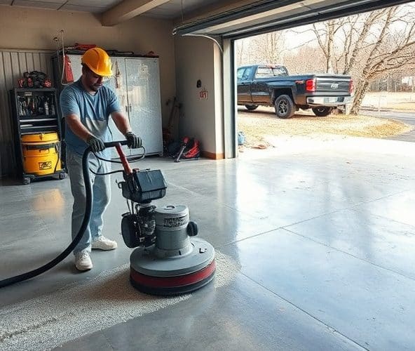 Czy szlifowanie betonu pod posadzkę żywiczną w garażu domowym zmniejsza ryzyko późniejszych pęknięć i odspajania?