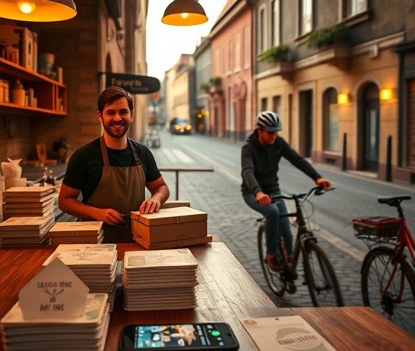 Jak mała restauracja w Grodzisku Mazowieckim zwiększy sprzedaż jedzenia na dowóz przy ograniczonym budżecie marketingowym?