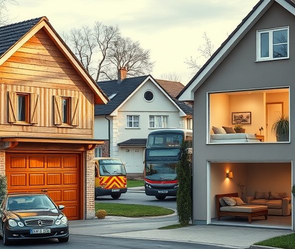 Jakie bramy garażowe uchylne w Zielonce najlepiej wygłuszą hałas z ulicy?