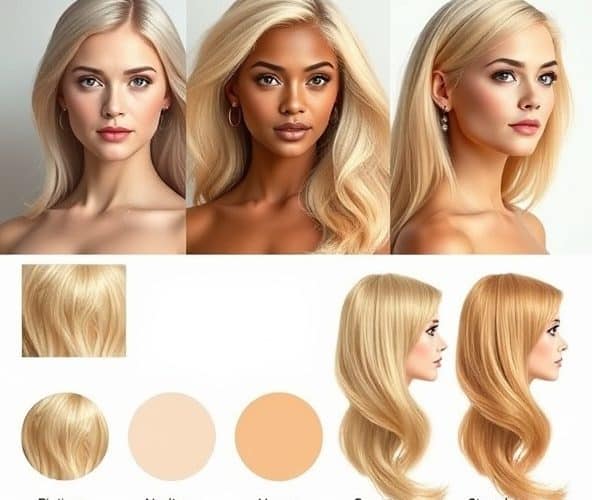 Jak dobrać odcień i cięcie blond peruki online, by idealnie pasowała do karnacji i kształtu twarzy?