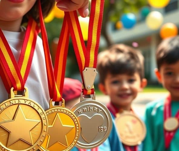 Jak wybrać trwałe medale dla dzieci na zakończenie roku szkolnego?