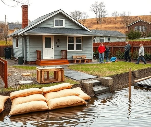 Jak dobrać zabezpieczenia przeciwpowodziowe dla domu na terenie zalewowym przy niskim budżecie?